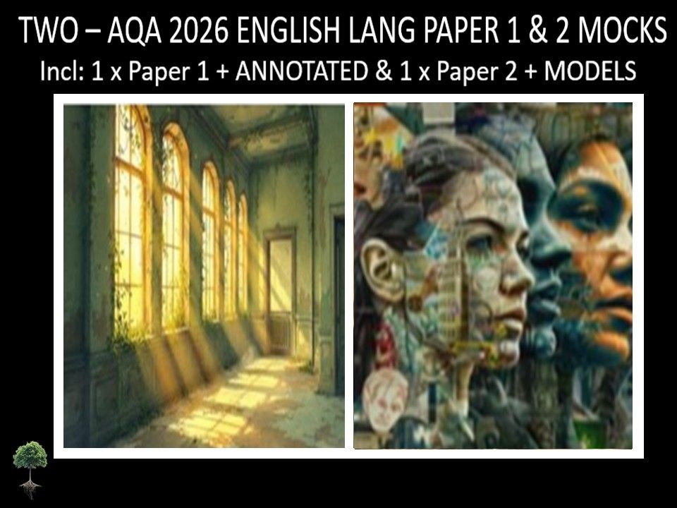 TWO - AQA PAPER 1 & 2 | 2026 FULL MOCKS | ANNOTATED | MODELS