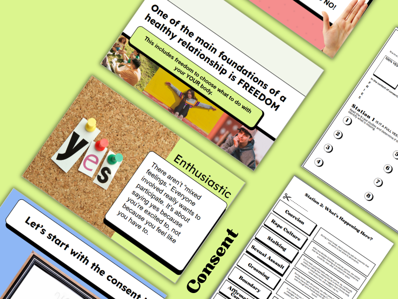 Speak Up! Consent Lesson & Stations Activity on Boundaries and Sexual Health