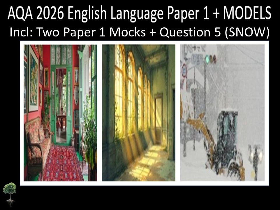 Two AQA 2026 English Language Paper 1 | MODELS + Q5 (SNOW)