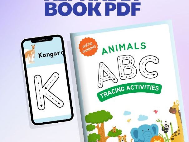Animal Alphabet Coloring Book PDF – Learn A to Z with Animals