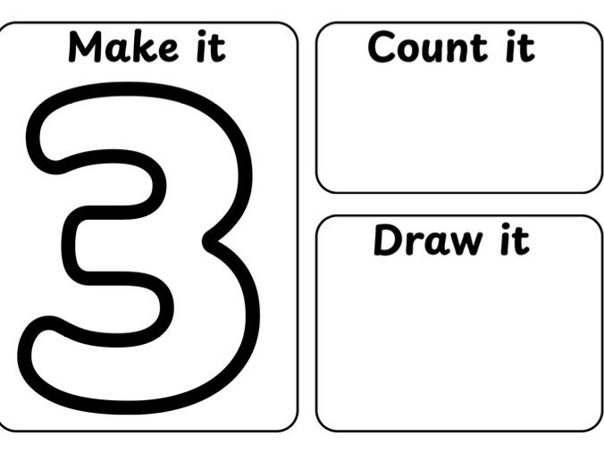EYFS Numeracy 0-10 Make it, Count it, Draw it