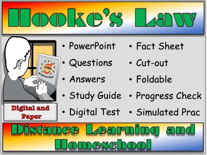 Forces - Hooke's Law Explained - Distance Learning and Homeschool for KS3