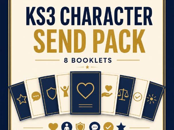 KS3 Character Education SEND Companion Pack | 8 Accessible Virtue Booklets