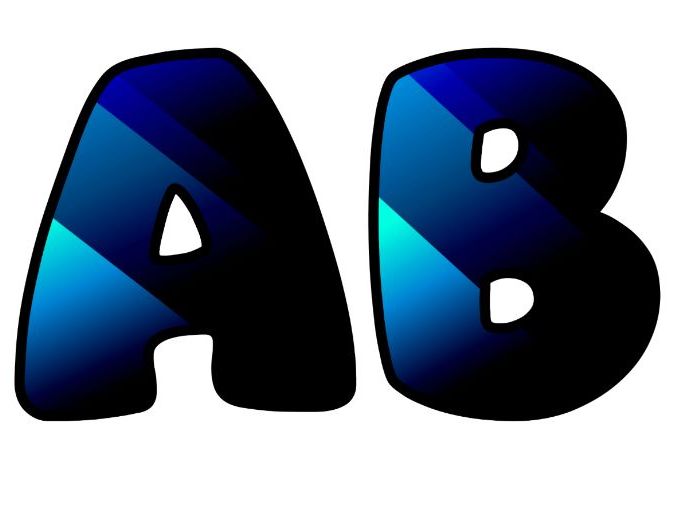 Blue Triangles Cyan Lettering Set for Classroom Display | Upper & Lowercase, 0-9 and Signs