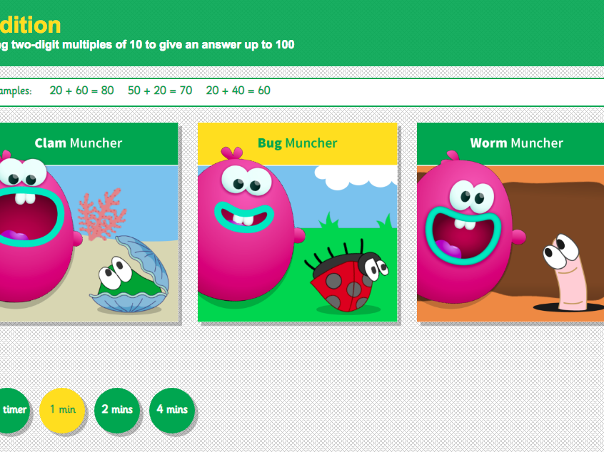 Addition to 100 Adding TwoDigit Multiples of 10 Interactive Game