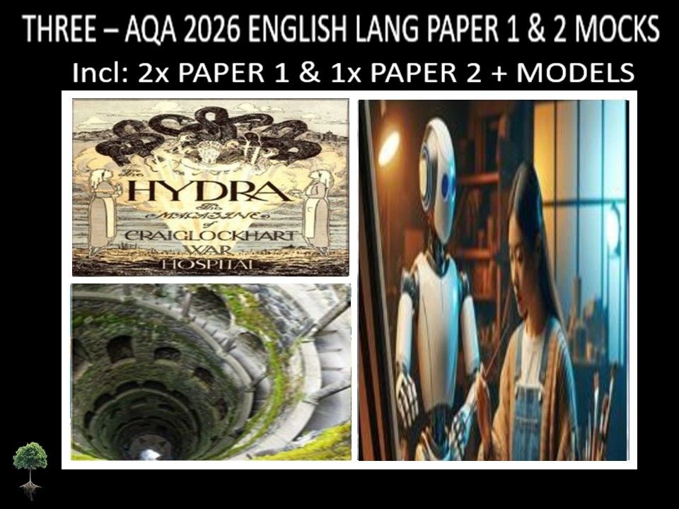 THREE - AQA PAPER 1 & 2 | 2026 FULL MOCKS | MODELS