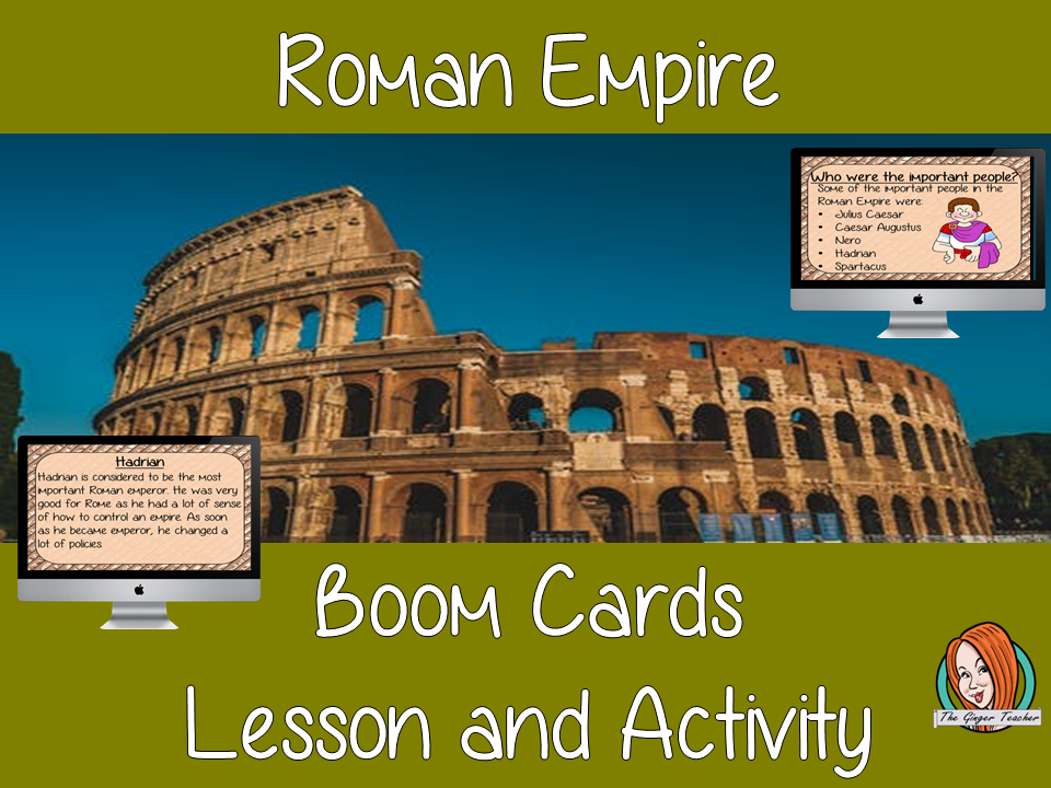 Roman Empire - Boom Cards Digital Lesson