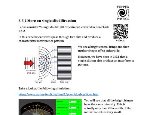 More on single slit diffraction