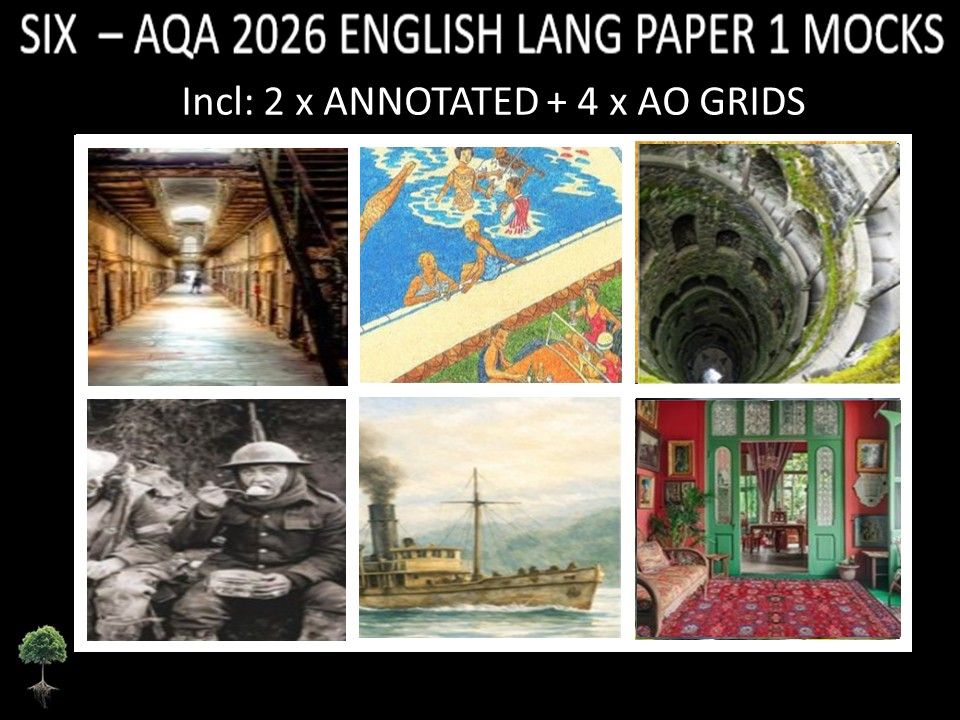 SIX - AQA PAPER 1 | 2026 FULL MOCKS | ANNOTATED | AO GRIDS