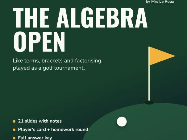 The Algebra Open (Golf theme)