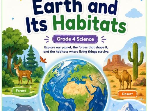 Grade 4 Science – Earth and Its Habitats | 30-Page Printable Workbook