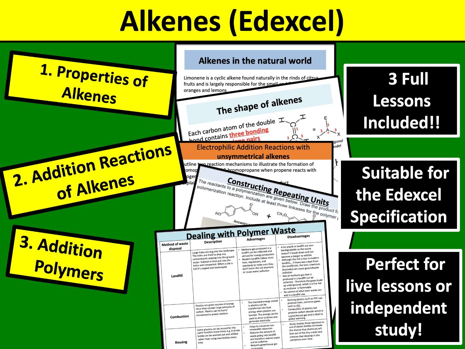 Alkenes (Edexcel)