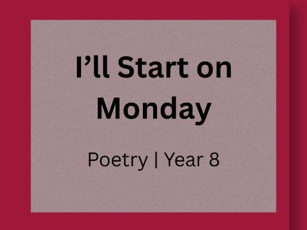 The Seamstress — Poetry Lesson | Habit, Repetition & Identity | Year 8 (KS3)