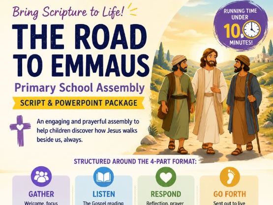 Road to Emmaus Assembly script and PPT