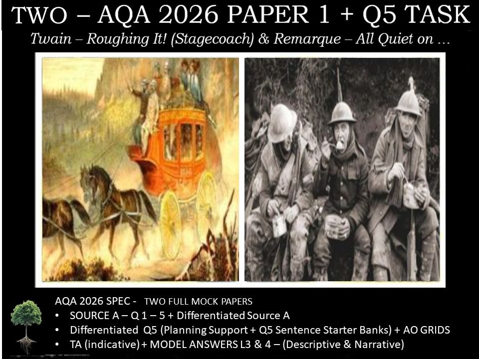 TWO - PAPER 1 | 2026 FULL MOCKS | Q5 TASKS