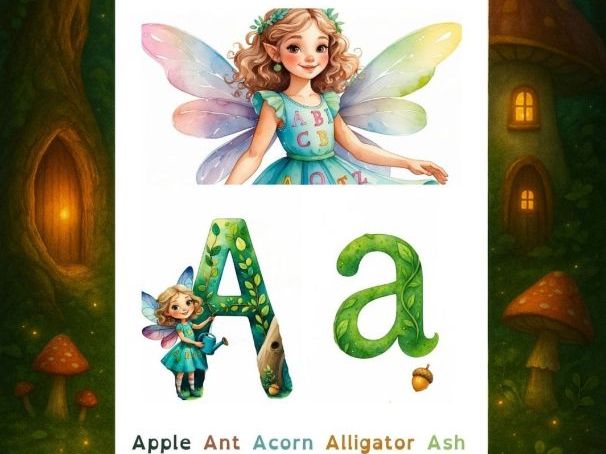 Fairy Alphabet Letter and Word Calm Set