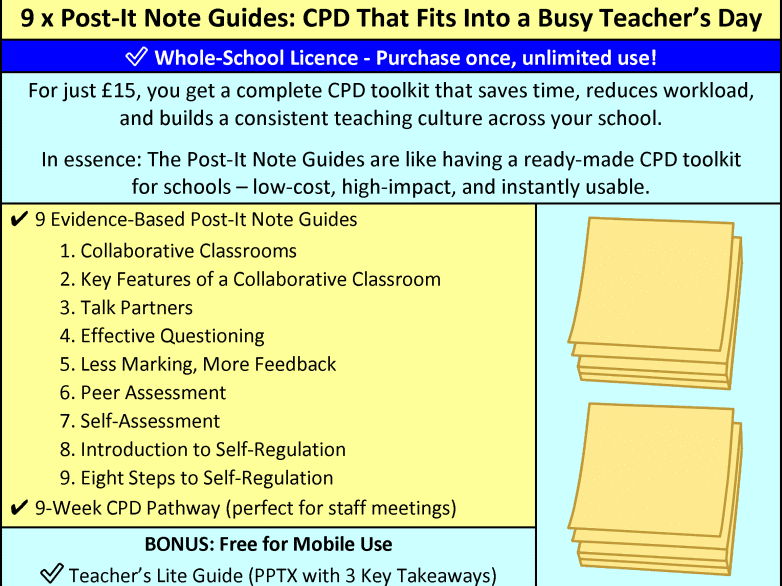 9 x Post-It Note Guides