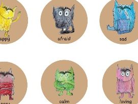 Colour monster visuals