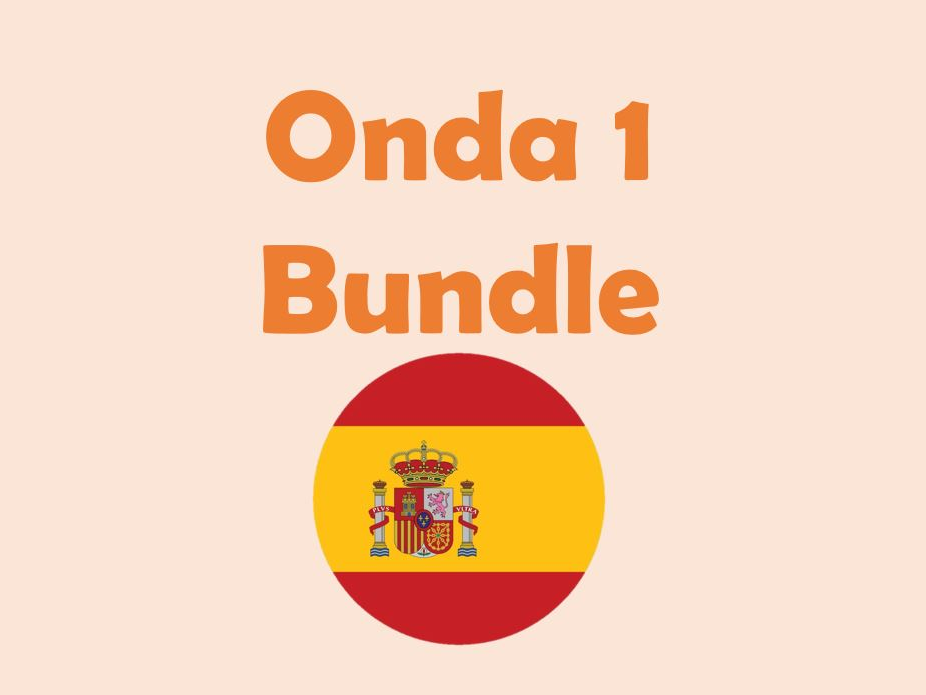 Spanish Onda Module 1 BUNDLE
