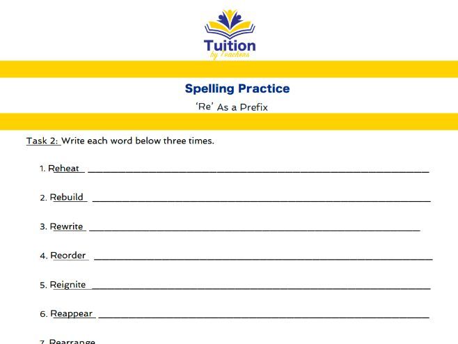 14. Year 4- Creative Writing & Spelling