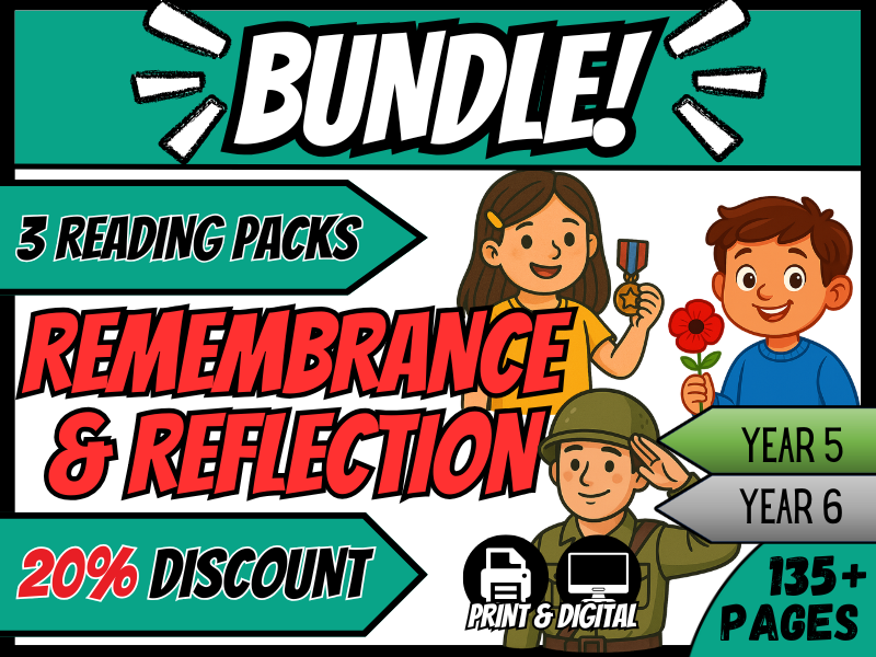 Remembrance & Reflection | Reading Comprehension | Year 5/6