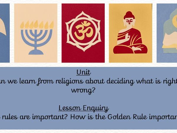 RE KS2 Unit - What Can We Learn From Religions About Deciding What is Right And Wrong? - Full Unit