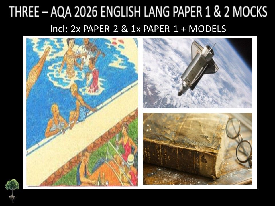 THREE - AQA PAPER 1 & 2 | 2026 FULL MOCKS | MODELS