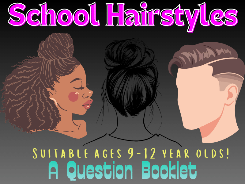 The Ultimate School Hairstyles Question Booklet for Kids!