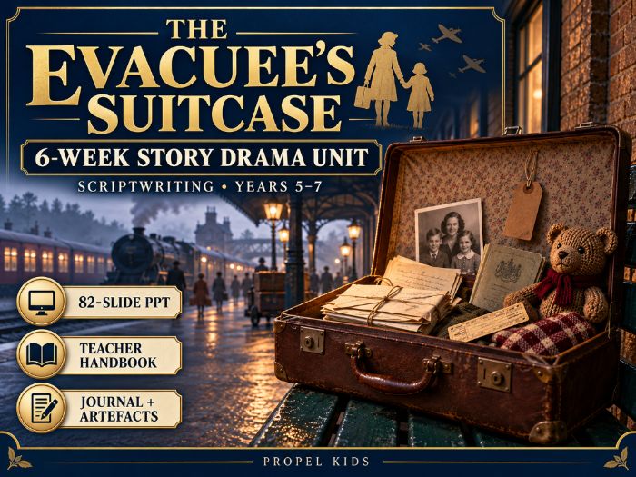 The Evacuees Suitcase Story Drama unit