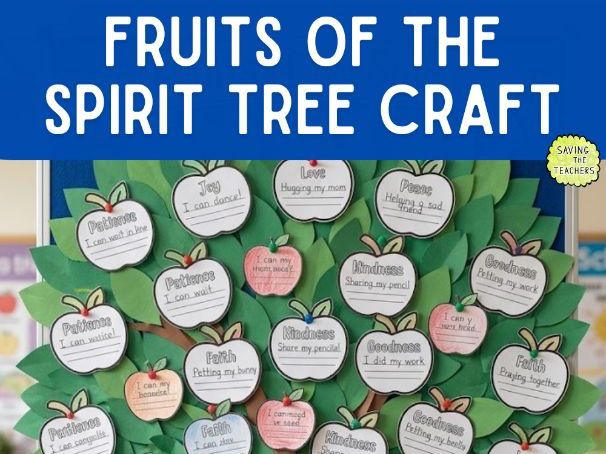 Fruits of the Spirit Craft Activity (KS2 RE) – Tree Display with Writing Prompts