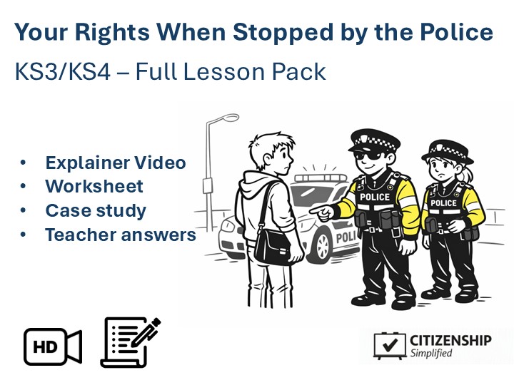 Your Rights When Stopped by the Police KS4
