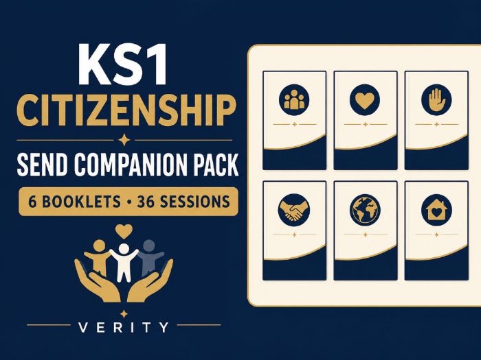 KS1 Citizenship SEND Companion Pack - 6 Booklets, 36 Sessions and Staff Guide