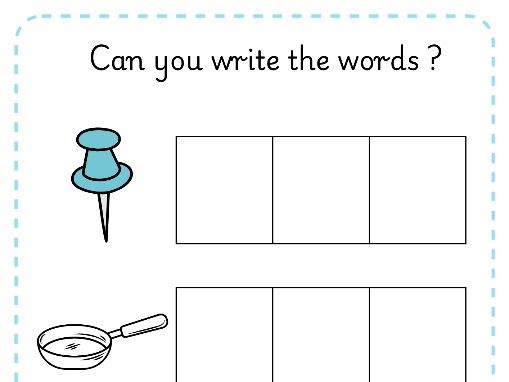 EYFS- SATPIN Writing Activity