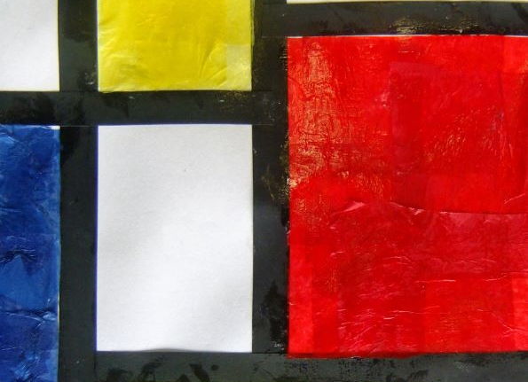 Piet Mondrian collage