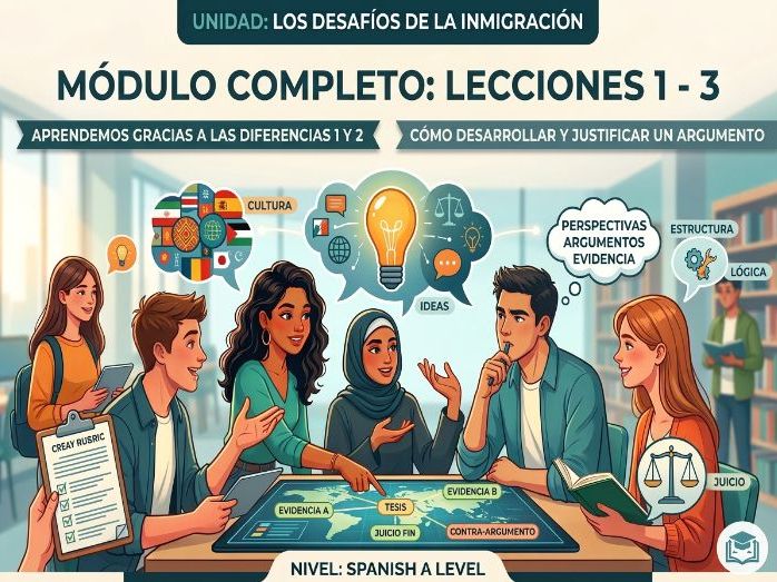 Aprendemos gracias a las diferencias- Package of 3 lessons