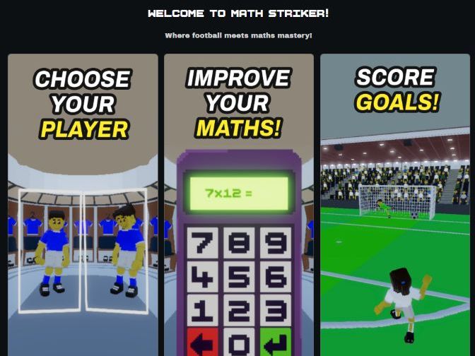 Math Striker resources