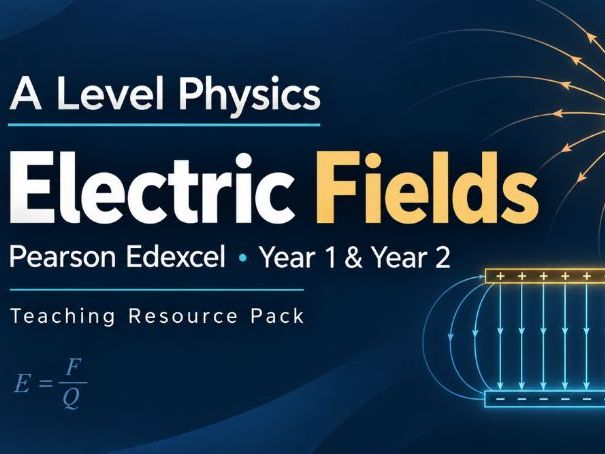 21 - Electric Fields Teacher Pack - Physics (Year 1 & Year 2) A Level Pearson Edexcel