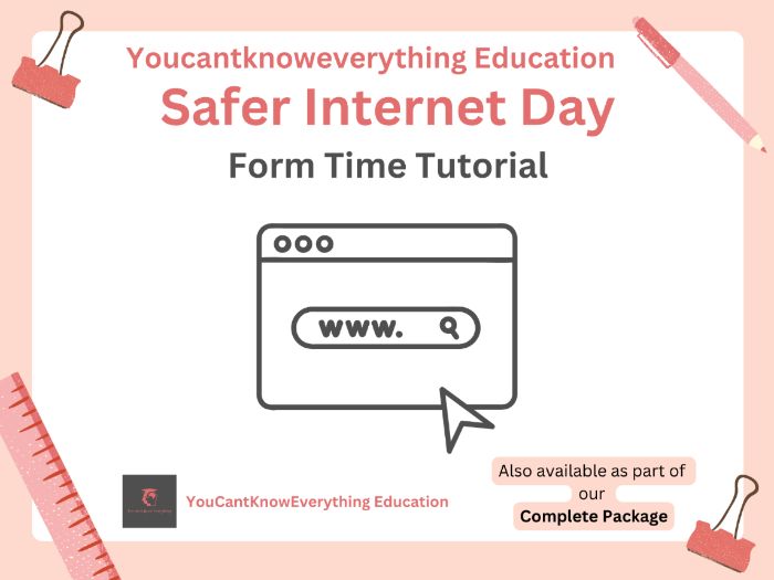 Safer Internet Day Tutor Time