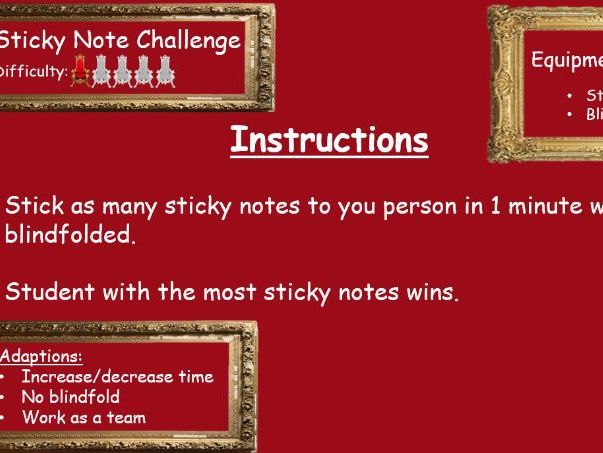 Classmaster Teambuilding Challenge Activity Pack!