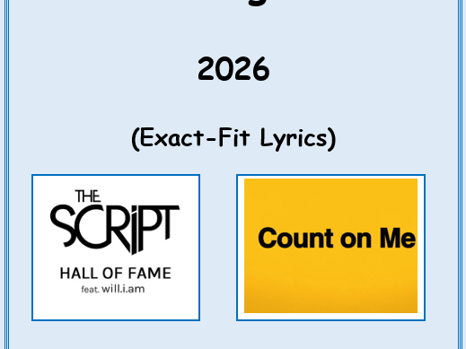 Year 6 Leavers Songs Lyrics 2026