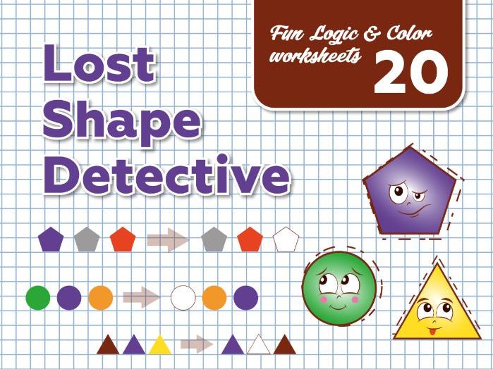 Lost Shape Detective! Logic & Color Puzzles