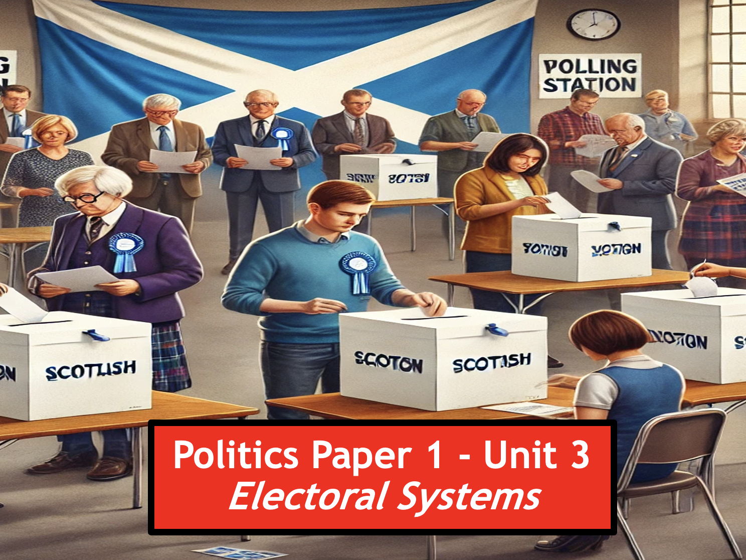 Politics Paper 1 - Unit 3 - Electoral Systems