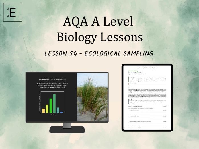 AQA A Level Biology Lesson 54 - Ecological Sampling