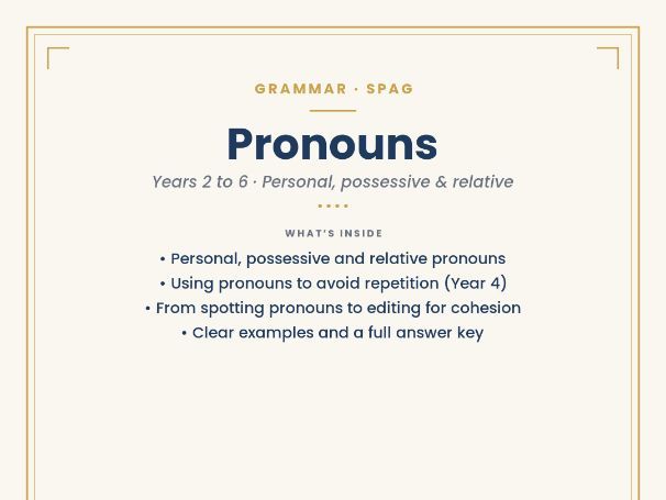 Pronouns
