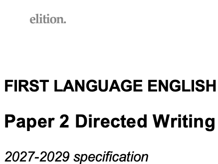 CIE 0500 IGCSE English Language Paper 2 Mock Exam 'Technology' With Mark Scheme (for 2027 spec)