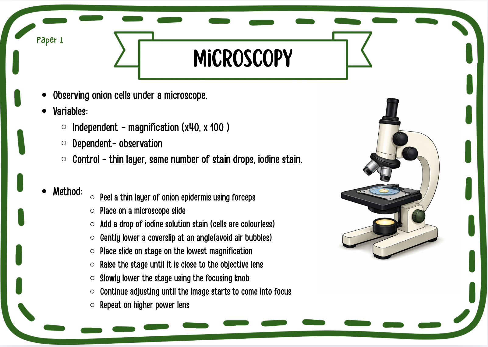 AQA GCSE Biology Required Practicals – Complete Revision (Combined ...