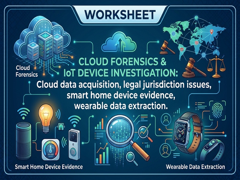 Cloud Forensics & IoT Device Investigation