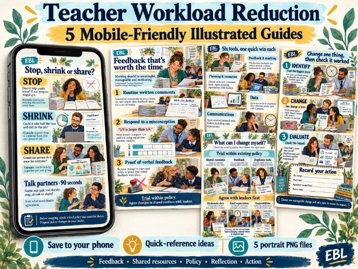 Teacher Workload Reduction | 5 Mobile Guides