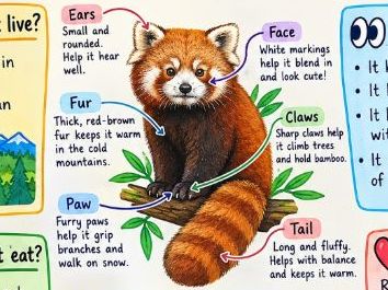 Animals - a poster (idea, example and criteria)
