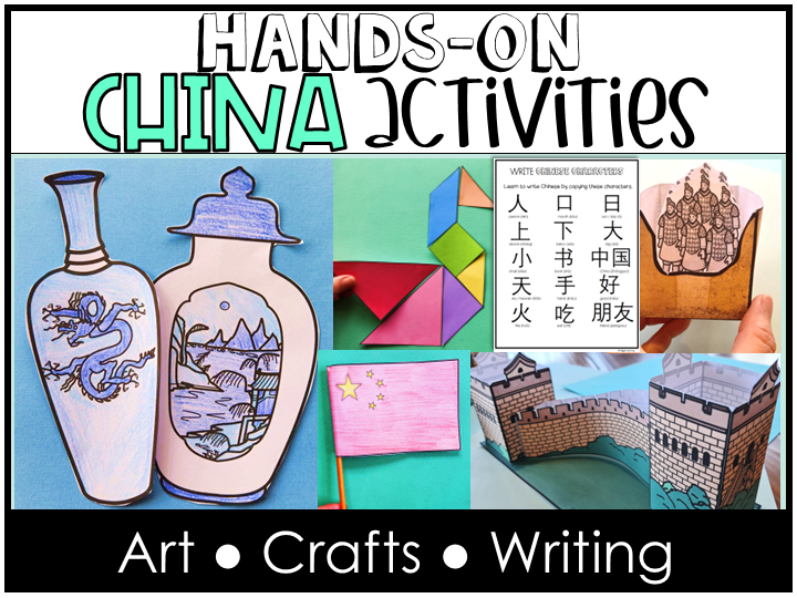 Hands-on China Activities Pack Chinese Culture Art Crafts Great Wall of China